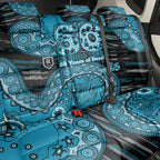 Port Adelaide NAIDOC Week 2026 Back Car Seat Cover Australian Aboriginal Dot Art Dreamtime Pattern Style