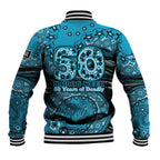 Port Adelaide NAIDOC Week 2026 Baseball Jacket Australian Aboriginal Dot Art Dreamtime Pattern Style