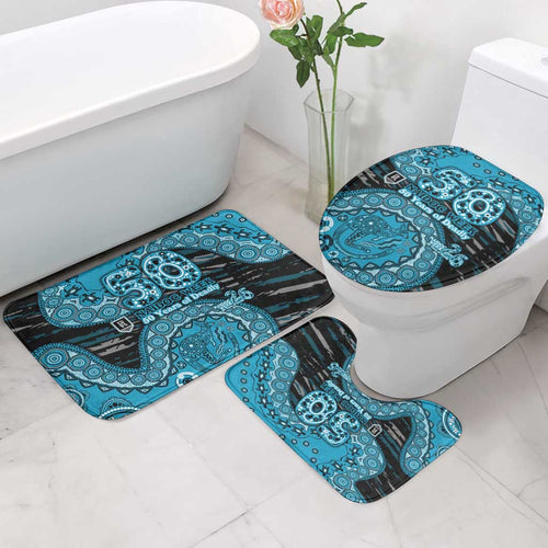 Port Adelaide NAIDOC Week 2026 Bathroom Set Australian Aboriginal Dot Art Dreamtime Pattern Style