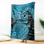 Port Adelaide NAIDOC Week 2026 Blanket Australian Aboriginal Dot Art Dreamtime Pattern Style