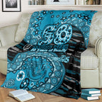 Port Adelaide NAIDOC Week 2026 Blanket Australian Aboriginal Dot Art Dreamtime Pattern Style