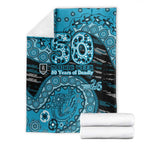 Port Adelaide NAIDOC Week 2026 Blanket Australian Aboriginal Dot Art Dreamtime Pattern Style