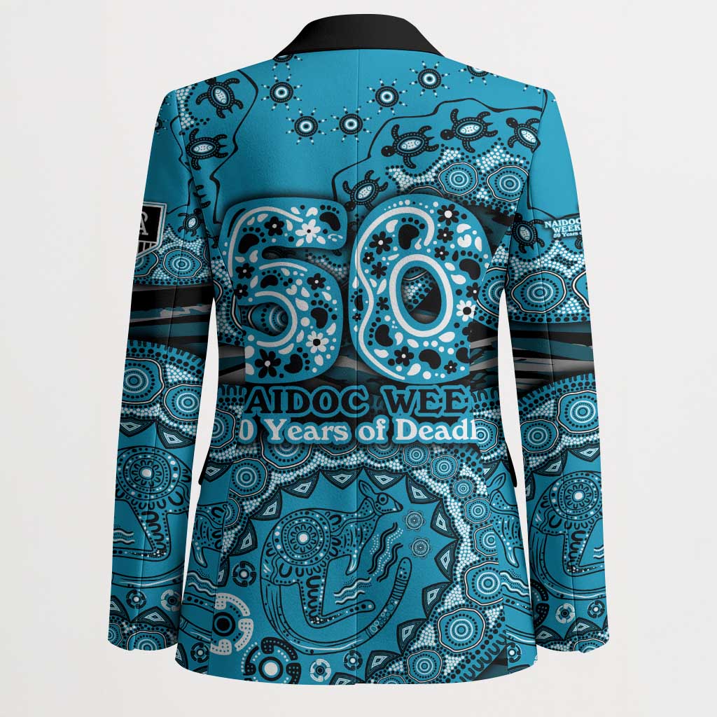 Port Adelaide NAIDOC Week 2026 Blazer Australian Aboriginal Dot Art Dreamtime Pattern Style