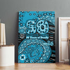 Port Adelaide NAIDOC Week 2026 Canvas Wall Art Australian Aboriginal Dot Art Dreamtime Pattern Style
