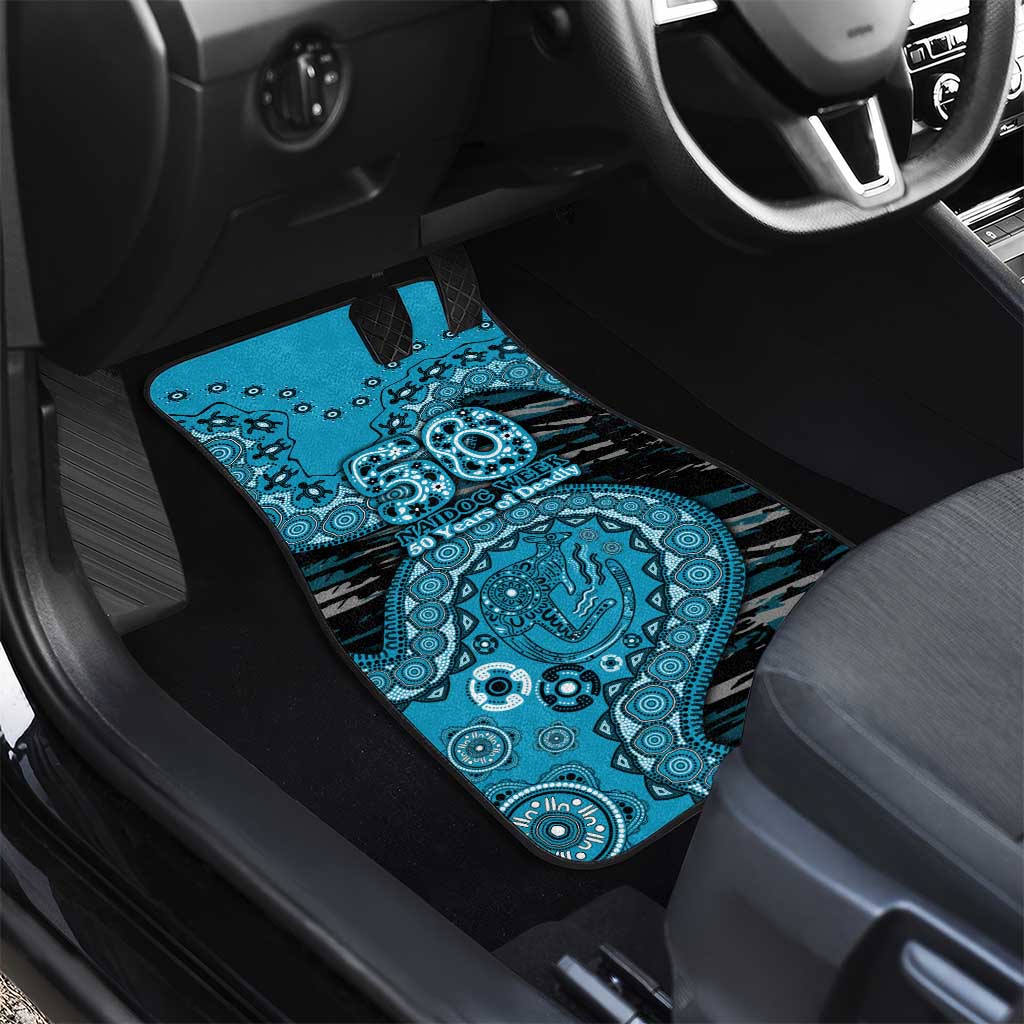 Port Adelaide NAIDOC Week 2026 Car Mats Australian Aboriginal Dot Art Dreamtime Pattern Style