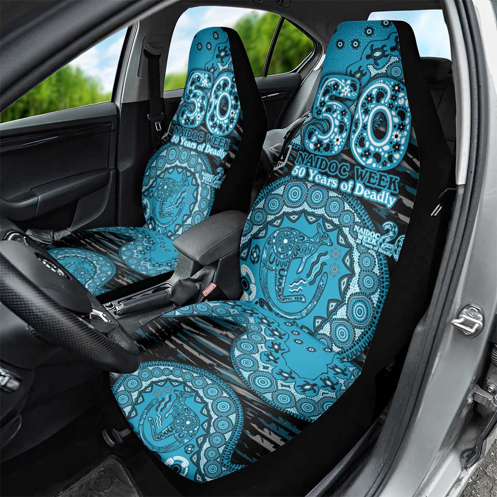 Port Adelaide NAIDOC Week 2026 Car Seat Cover Australian Aboriginal Dot Art Dreamtime Pattern Style