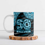 Port Adelaide NAIDOC Week 2026 Ceramic Mug Australian Aboriginal Dot Art Dreamtime Pattern Style