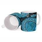 Port Adelaide NAIDOC Week 2026 Ceramic Mug Australian Aboriginal Dot Art Dreamtime Pattern Style