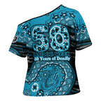 Port Adelaide NAIDOC Week 2026 Cross Shoulder Shirt Australian Aboriginal Dot Art Dreamtime Pattern Style