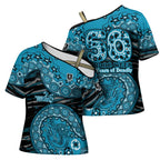 Port Adelaide NAIDOC Week 2026 Cross Shoulder Shirt Australian Aboriginal Dot Art Dreamtime Pattern Style