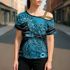 Port Adelaide NAIDOC Week 2026 Cross Shoulder Shirt Australian Aboriginal Dot Art Dreamtime Pattern Style