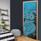 Port Adelaide NAIDOC Week 2026 Door Cover Australian Aboriginal Dot Art Dreamtime Pattern Style