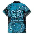 Port Adelaide NAIDOC Week 2026 Family Matching Mermaid Dress and Hawaiian Shirt Australian Aboriginal Dot Art Dreamtime Pattern Style