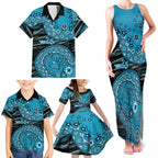 Port Adelaide NAIDOC Week 2026 Family Matching Tank Maxi Dress and Hawaiian Shirt Australian Aboriginal Dot Art Dreamtime Pattern Style