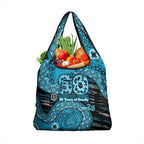 Port Adelaide NAIDOC Week 2026 Grocery Bag Australian Aboriginal Dot Art Dreamtime Pattern Style