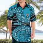 Port Adelaide NAIDOC Week 2026 Hawaiian Shirt Australian Aboriginal Dot Art Dreamtime Pattern Style