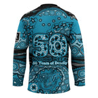 Port Adelaide NAIDOC Week 2026 Hockey Jersey Australian Aboriginal Dot Art Dreamtime Pattern Style
