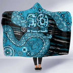 Port Adelaide NAIDOC Week 2026 Hooded Blanket Australian Aboriginal Dot Art Dreamtime Pattern Style