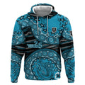 Port Adelaide NAIDOC Week 2026 Hoodie Australian Aboriginal Dot Art Dreamtime Pattern Style