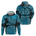 Port Adelaide NAIDOC Week 2026 Hoodie Australian Aboriginal Dot Art Dreamtime Pattern Style