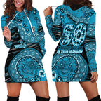 Port Adelaide NAIDOC Week 2026 Hoodie Dress Australian Aboriginal Dot Art Dreamtime Pattern Style