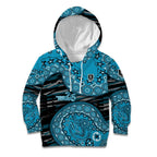 Port Adelaide NAIDOC Week 2026 Kid Hoodie Australian Aboriginal Dot Art Dreamtime Pattern Style