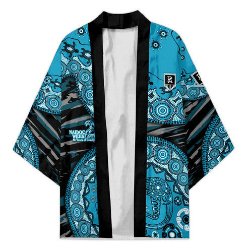 Port Adelaide NAIDOC Week 2026 Kimono Australian Aboriginal Dot Art Dreamtime Pattern Style