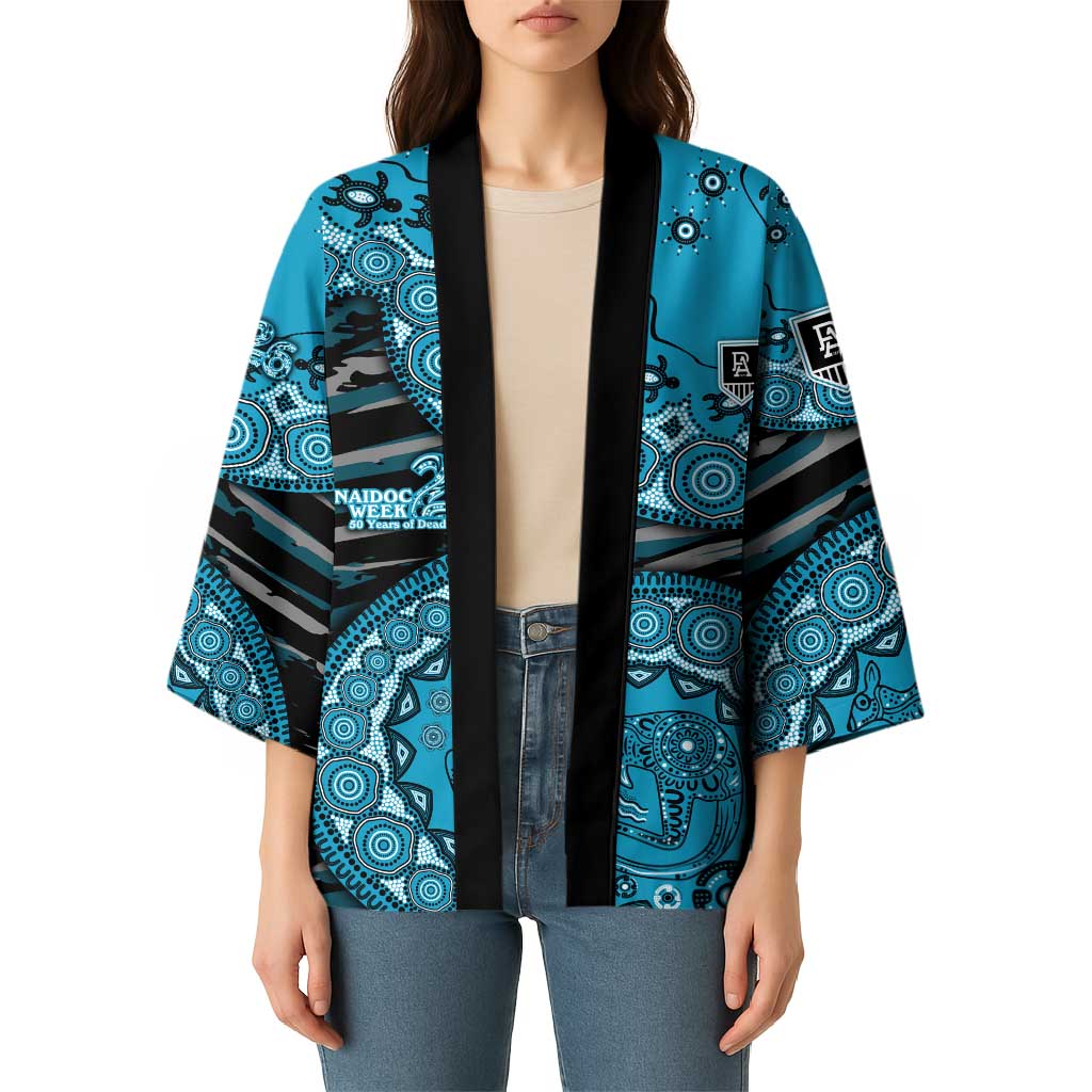 Port Adelaide NAIDOC Week 2026 Kimono Australian Aboriginal Dot Art Dreamtime Pattern Style
