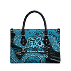 Port Adelaide NAIDOC Week 2026 Leather Bag Australian Aboriginal Dot Art Dreamtime Pattern Style