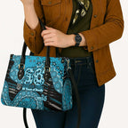 Port Adelaide NAIDOC Week 2026 Leather Bag Australian Aboriginal Dot Art Dreamtime Pattern Style