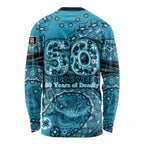 Port Adelaide NAIDOC Week 2026 Long Sleeve Shirt Australian Aboriginal Dot Art Dreamtime Pattern Style