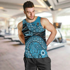 Port Adelaide NAIDOC Week 2026 Men Tank Top Australian Aboriginal Dot Art Dreamtime Pattern Style
