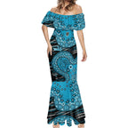 Port Adelaide NAIDOC Week 2026 Mermaid Dress Australian Aboriginal Dot Art Dreamtime Pattern Style