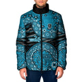 Port Adelaide NAIDOC Week 2026 Padded Jacket Australian Aboriginal Dot Art Dreamtime Pattern Style