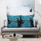 Port Adelaide NAIDOC Week 2026 Pillow Cover Australian Aboriginal Dot Art Dreamtime Pattern Style