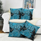 Port Adelaide NAIDOC Week 2026 Pillow Cover Australian Aboriginal Dot Art Dreamtime Pattern Style