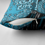 Port Adelaide NAIDOC Week 2026 Pillow Cover Australian Aboriginal Dot Art Dreamtime Pattern Style