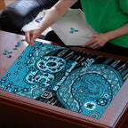 Port Adelaide NAIDOC Week 2026 Puzzle Australian Aboriginal Dot Art Dreamtime Pattern Style