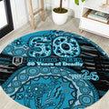 Port Adelaide NAIDOC Week 2026 Round Carpet Australian Aboriginal Dot Art Dreamtime Pattern Style