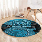 Port Adelaide NAIDOC Week 2026 Round Carpet Australian Aboriginal Dot Art Dreamtime Pattern Style