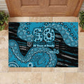 Port Adelaide NAIDOC Week 2026 Rubber Doormat Australian Aboriginal Dot Art Dreamtime Pattern Style