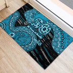 Port Adelaide NAIDOC Week 2026 Rubber Doormat Australian Aboriginal Dot Art Dreamtime Pattern Style