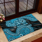Port Adelaide NAIDOC Week 2026 Rubber Doormat Australian Aboriginal Dot Art Dreamtime Pattern Style