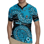 Port Adelaide NAIDOC Week 2026 Rugby Jersey Australian Aboriginal Dot Art Dreamtime Pattern Style