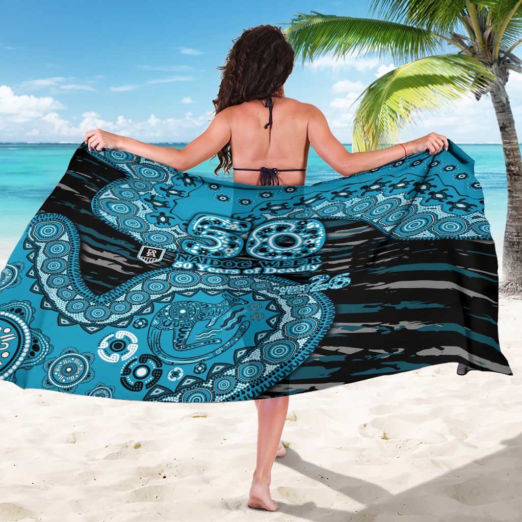 Port Adelaide NAIDOC Week 2026 Sarong Australian Aboriginal Dot Art Dreamtime Pattern Style