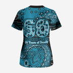 Port Adelaide NAIDOC Week 2026 Scrub Top Australian Aboriginal Dot Art Dreamtime Pattern Style