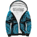 Port Adelaide NAIDOC Week 2026 Sherpa Hoodie Australian Aboriginal Dot Art Dreamtime Pattern Style