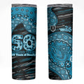 Port Adelaide NAIDOC Week 2026 Skinny Tumbler Australian Aboriginal Dot Art Dreamtime Pattern Style