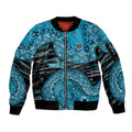Port Adelaide NAIDOC Week 2026 Sleeve Zip Bomber Jacket Australian Aboriginal Dot Art Dreamtime Pattern Style