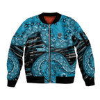 Port Adelaide NAIDOC Week 2026 Sleeve Zip Bomber Jacket Australian Aboriginal Dot Art Dreamtime Pattern Style